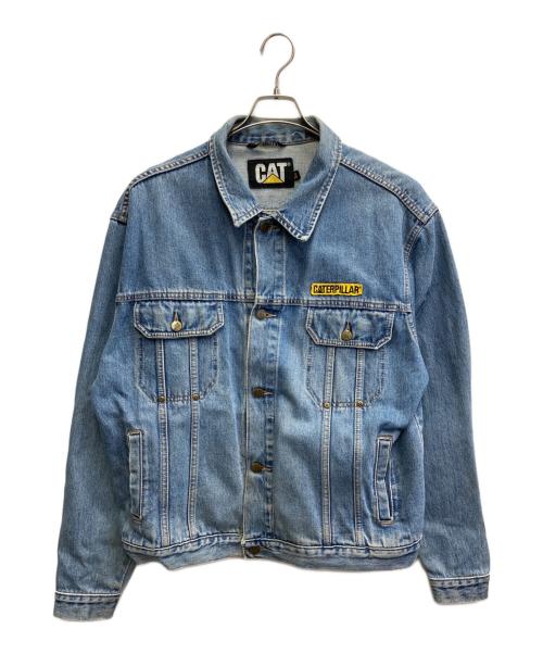 Cat（キャット）CAT (キャット) パッチ デニムジャケット インディゴ サイズ:XLの古着・服飾アイテム