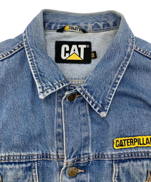 Cat（キャット）CAT (キャット) パッチ デニムジャケット インディゴ サイズ:XLの古着・服飾アイテム