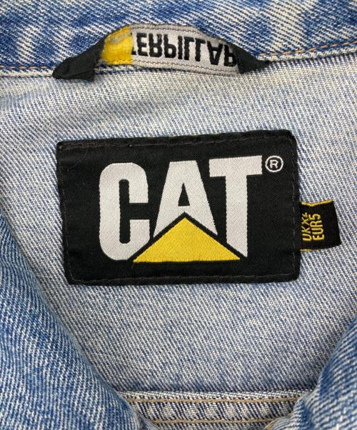 Cat（キャット）CAT (キャット) パッチ デニムジャケット インディゴ サイズ:XLの古着・服飾アイテム