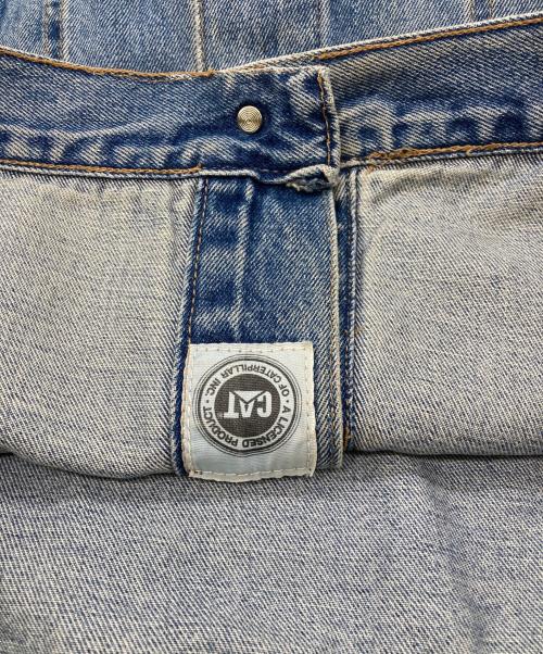 Cat（キャット）CAT (キャット) パッチ デニムジャケット インディゴ サイズ:XLの古着・服飾アイテム