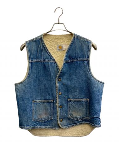 中古・古着通販】CarHartt (カーハート) デニムベスト インディゴ