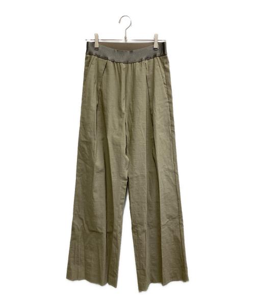 MUSE de Deuxieme Classe（ミューズ ドゥーズィエム クラス）MUSE de Deuxieme Classe (ミューズ ドゥーズィエム クラス) STRETCH TWILL タックパンツ グレー サイズ:38の古着・服飾アイテム