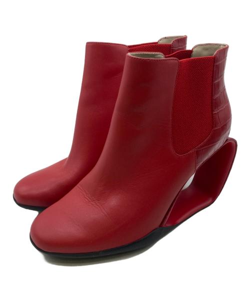 UNITED NUDE（ユナイテッドヌード）UNITED NUDE (ユナイテッドヌード) Step Mobius Chelsea レッド サイズ:39の古着・服飾アイテム