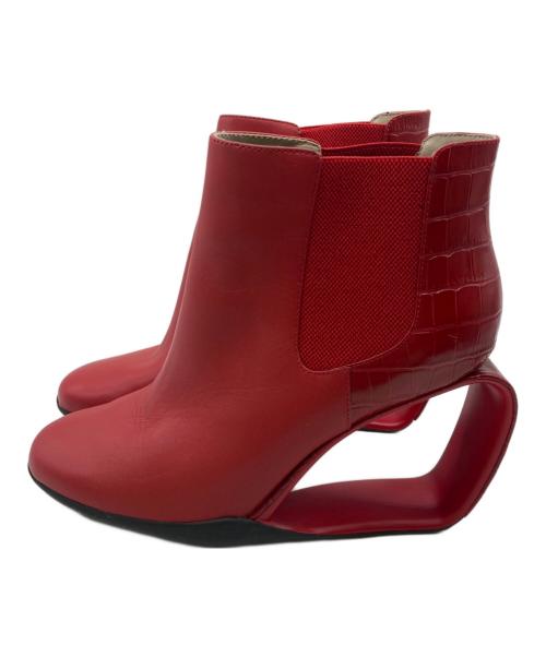 UNITED NUDE（ユナイテッドヌード）UNITED NUDE (ユナイテッドヌード) Step Mobius Chelsea レッド サイズ:39の古着・服飾アイテム