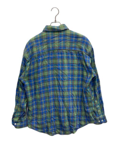 OLD GAP（オールドギャップ）OLD GAP (オールドギャップ) チェックシャツ グリーン×ブルー サイズ:Lの古着・服飾アイテム