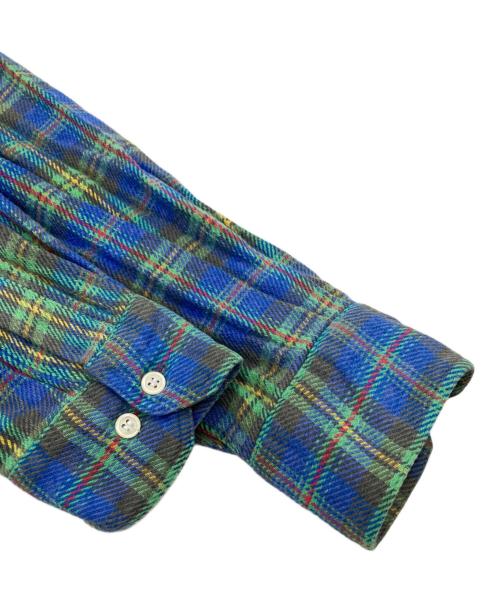 OLD GAP（オールドギャップ）OLD GAP (オールドギャップ) チェックシャツ グリーン×ブルー サイズ:Lの古着・服飾アイテム
