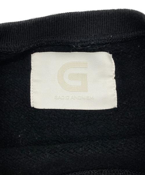 gadid anoniem（ガディッド アノニム）GADID ANONIEM (ガディッド アノニム) 刺繍スウェット ブラック サイズ:FREEの古着・服飾アイテム