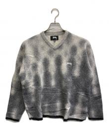 stussy（ステューシー）の古着「Gradient Dot BRUSHED Sweater」｜グレー