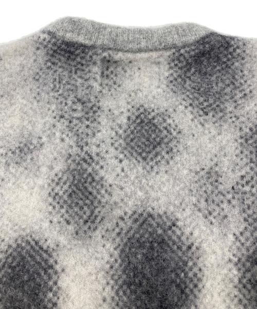 stussy（ステューシー）stussy (ステューシー) Gradient Dot BRUSHED Sweater グレー サイズ:Mの古着・服飾アイテム
