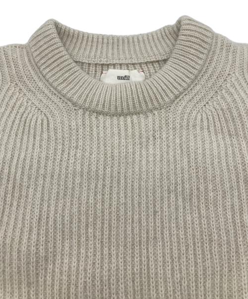 UNFIL（アンフィル）UNFIL (アンフィル) ロイヤルベビーアルパカセーター アイボリー サイズ:4の古着・服飾アイテム