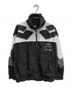 LOTTO×URBAN RESEARCHロット×アーバンリサーチ）の古着「LOTTO MILAN NEWYORK NY BLOUSON」｜ブラック×ホワイト