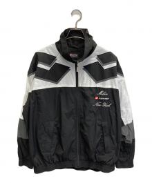 LOTTO×URBAN RESEARCH（ロット×アーバンリサーチ）の古着「LOTTO MILAN NEWYORK NY BLOUSON」｜ブラック×ホワイト
