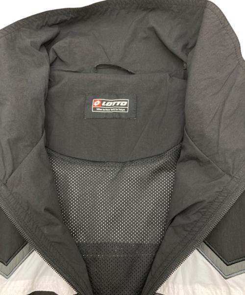 LOTTO（ロット）LOTTO (ロット) URBAN RESEARCH (アーバンリサーチ) LOTTO MILAN NEWYORK NY BLOUSON ブラック×ホワイト サイズ:Mの古着・服飾アイテム