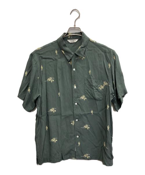 Shuttle notes（シャトルノーツ）Shuttle notes (シャトルノーツ) アロハシャツ グレー サイズ:Mの古着・服飾アイテム