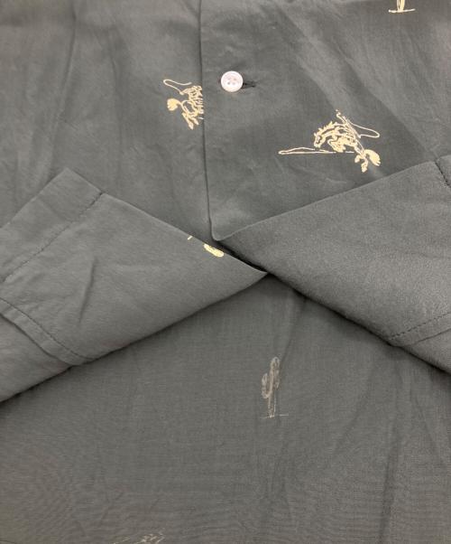 Shuttle notes（シャトルノーツ）Shuttle notes (シャトルノーツ) アロハシャツ グレー サイズ:Mの古着・服飾アイテム