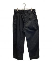 MHL（エムエイチエル）の古着「CHINO COTTON TROUSERSパンツ」｜ブラック