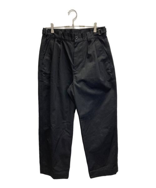 MHL（エムエイチエル）MHL (エムエイチエル) CHINO COTTON TROUSERSパンツ ブラック サイズ:Mの古着・服飾アイテム