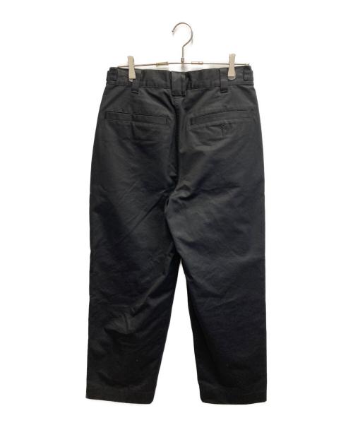 MHL（エムエイチエル）MHL (エムエイチエル) CHINO COTTON TROUSERSパンツ ブラック サイズ:Mの古着・服飾アイテム