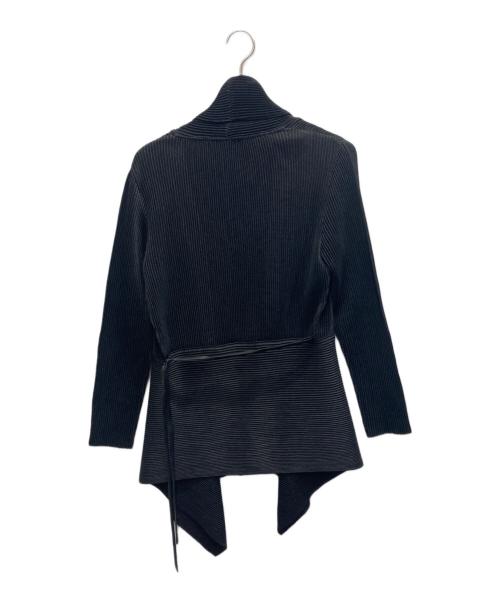 SPECCHIO（スペッチオ）SPECCHIO (スペッチオ) シャトルプリーツ ロング ジャケット ブラック サイズ:Lの古着・服飾アイテム