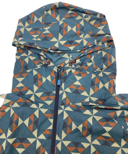 mont-bell（モンベル）mont-bell (モンベル) ウィンドブラストプリントパーカー グリーン サイズ:Lの古着・服飾アイテム