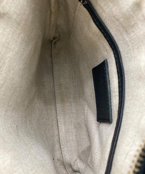 SLOW&CO（スロウアンドコー）SLOW&CO (スロウアンドコー) レザーショルダーバッグ ブラックの古着・服飾アイテム