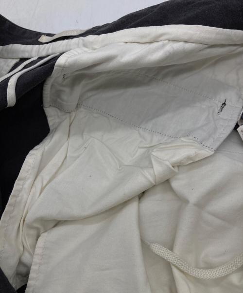 BLURHMS（ブラームス）blurhms (ブラームス) Washed Gabardine Super Wide 6P Slacks ブラック サイズ:1の古着・服飾アイテム