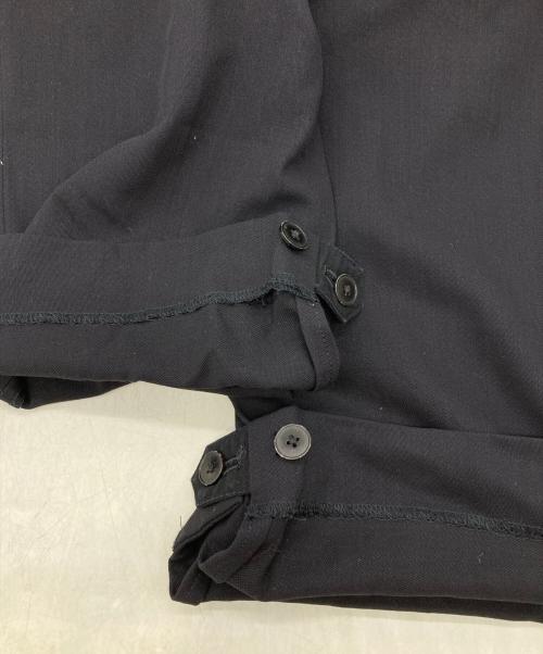 AURALEE（オーラリー）AURALEE (オーラリー) HARD TWIST WOOL DOBBY SLIT SLACKS ネイビー サイズ:3の古着・服飾アイテム