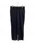 AURALEE（オーラリー）の古着「HARD TWIST WOOL DOBBY SLIT SLACKS」｜ネイビー
