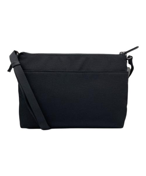 BLACK LABEL CRESTBRIDGE（ブラックレーベル クレストブリッジ）BLACK LABEL CRESTBRIDGE (ブラックレーベル クレストブリッジ) パーシャルクレストブリッジチェックサコッシュクラッチバッグ ホワイト×ベージュの古着・服飾アイテム