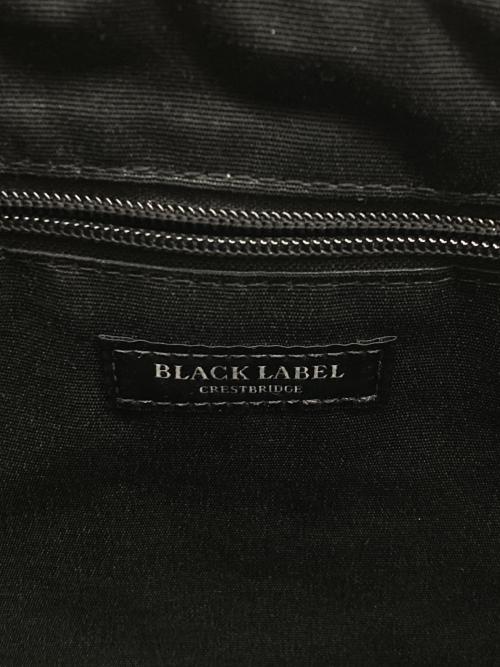 BLACK LABEL CRESTBRIDGE（ブラックレーベル クレストブリッジ）BLACK LABEL CRESTBRIDGE (ブラックレーベル クレストブリッジ) パーシャルクレストブリッジチェックサコッシュクラッチバッグ ホワイト×ベージュの古着・服飾アイテム
