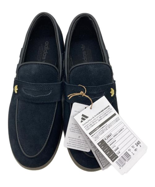 adidas（アディダス）adidas (アディダス) HANDBALL SPEZIAL LOAFER ブラック サイズ:24 未使用品の古着・服飾アイテム