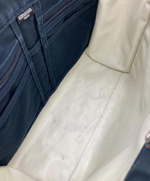 PORTER GIRL（ポーターガール）PORTER GIRL (ポーターガール) キャンパスミニトートバッグ ネイビーの古着・服飾アイテム