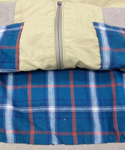 L.L.Bean（エルエルビーン）L.L.Bean (エルエルビーン) USA製　タータンチェックライナーハリントンジャケット ベージュ サイズ:XLの古着・服飾アイテム