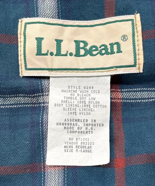 L.L.Bean（エルエルビーン）L.L.Bean (エルエルビーン) USA製　タータンチェックライナーハリントンジャケット ベージュ サイズ:XLの古着・服飾アイテム