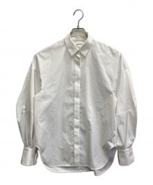 ENFOLD（エンフォルド）の古着「SOLID-SLEEVE SHIRT」｜ホワイト