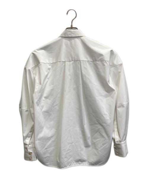 ENFOLD（エンフォルド）ENFOLD (エンフォルド) SOLID-SLEEVE SHIRT ホワイト サイズ:38の古着・服飾アイテム