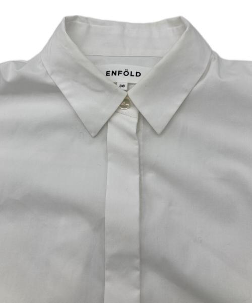 ENFOLD（エンフォルド）ENFOLD (エンフォルド) SOLID-SLEEVE SHIRT ホワイト サイズ:38の古着・服飾アイテム