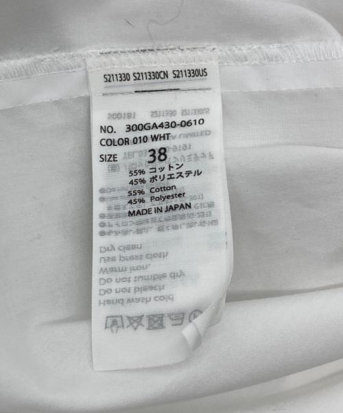 ENFOLD（エンフォルド）ENFOLD (エンフォルド) SOLID-SLEEVE SHIRT ホワイト サイズ:38の古着・服飾アイテム