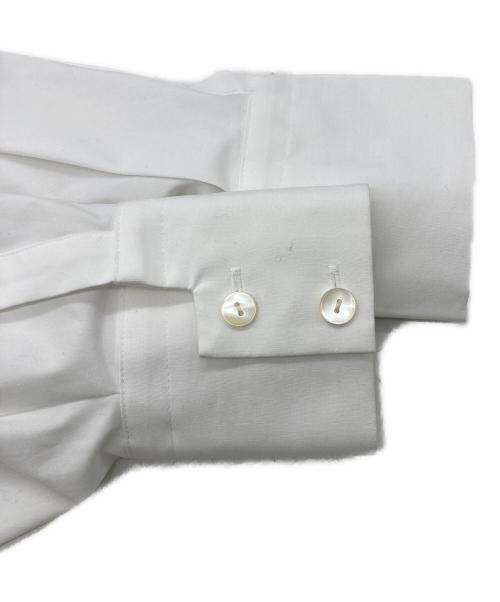 ENFOLD（エンフォルド）ENFOLD (エンフォルド) SOLID-SLEEVE SHIRT ホワイト サイズ:38の古着・服飾アイテム