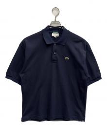 LACOSTE（ラコステ）の古着「鹿の子ポロシャツ」｜ネイビー