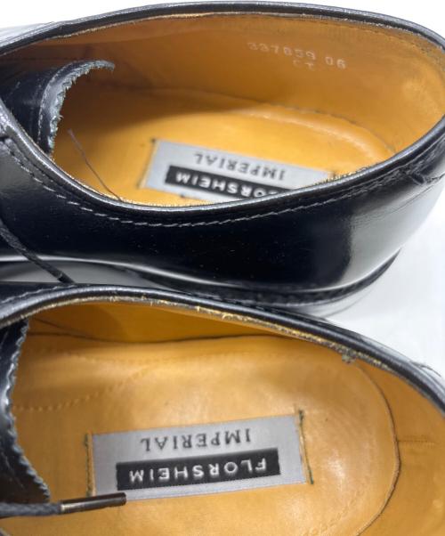FLORSHEIM Imperial（フローシャイムインペリアル）FLORSHEIM Imperial (フローシャイムインペリアル) プレーントゥドレスシューズ ブラック サイズ:8 1/2 3Eの古着・服飾アイテム
