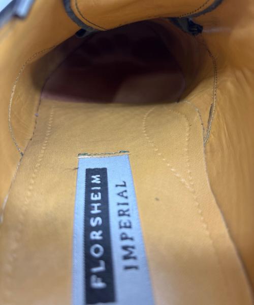 FLORSHEIM Imperial（フローシャイムインペリアル）FLORSHEIM Imperial (フローシャイムインペリアル) プレーントゥドレスシューズ ブラック サイズ:8 1/2 3Eの古着・服飾アイテム