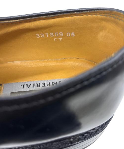 FLORSHEIM Imperial（フローシャイムインペリアル）FLORSHEIM Imperial (フローシャイムインペリアル) プレーントゥドレスシューズ ブラック サイズ:8 1/2 3Eの古着・服飾アイテム