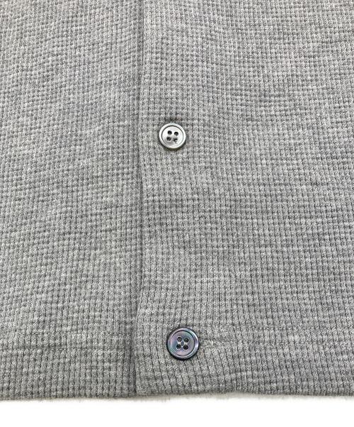 SOL soonerorlater（スーナーオアレイター）SOL soonerorlater (スーナーオアレイター) WAFFLE CREWNECK CARDIGAN グレー サイズ:Mの古着・服飾アイテム