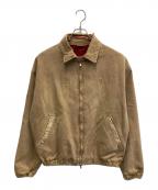 LLEGEレッジ）の古着「Destroyed Denim Harrington JACKET」｜ブラウン