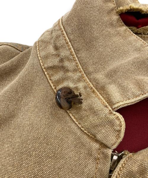 LLEGE（レッジ）LLEGE (レッジ) Destroyed Denim Harrington JACKET ブラウン サイズ:Mの古着・服飾アイテム