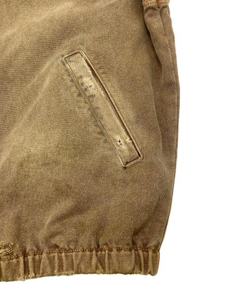 LLEGE（レッジ）LLEGE (レッジ) Destroyed Denim Harrington JACKET ブラウン サイズ:Mの古着・服飾アイテム