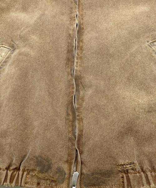 LLEGE（レッジ）LLEGE (レッジ) Destroyed Denim Harrington JACKET ブラウン サイズ:Mの古着・服飾アイテム