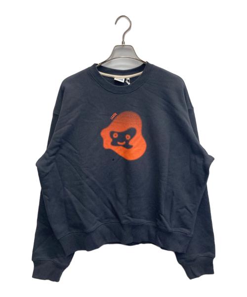 LLEGE（レッジ）LLEGE (レッジ) プリントスウェット ネイビー サイズ:Lの古着・服飾アイテム