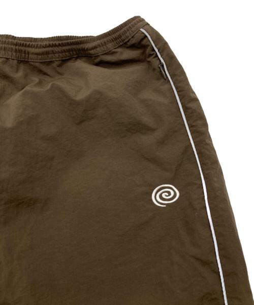 SOL soonerorlater（スーナーオアレイター）SOL soonerorlater (スーナーオアレイター) NYLON TRACK PANTS ブラウン サイズ:Lの古着・服飾アイテム